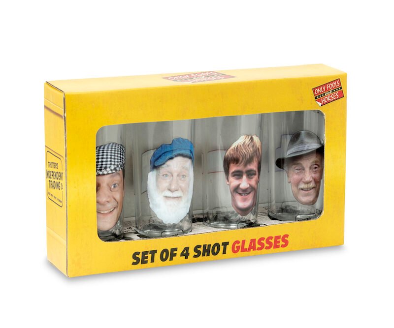 Only Fools and Horses Official Short Glass Set of Four