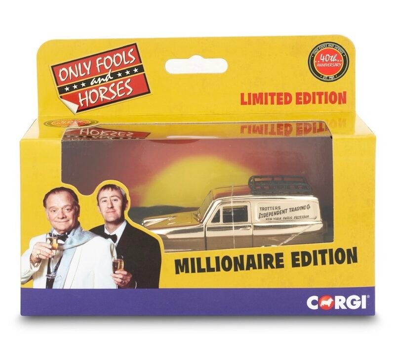 Corgi Limited Edition Gold Millionaire Trotter Van