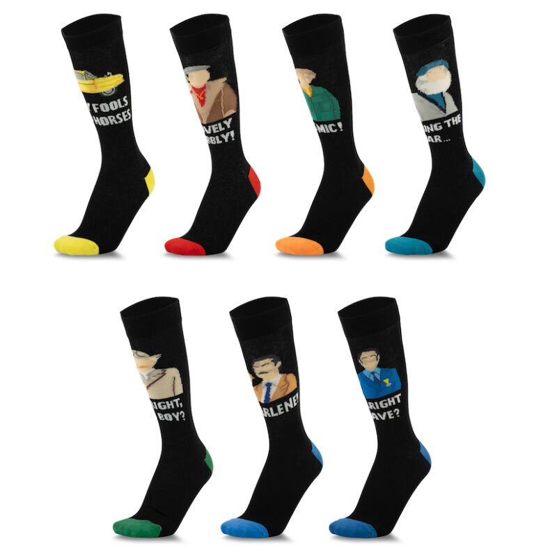 Only Fools and Horses Official Days of the week SEVEN PAIR SOCK GIFT SET