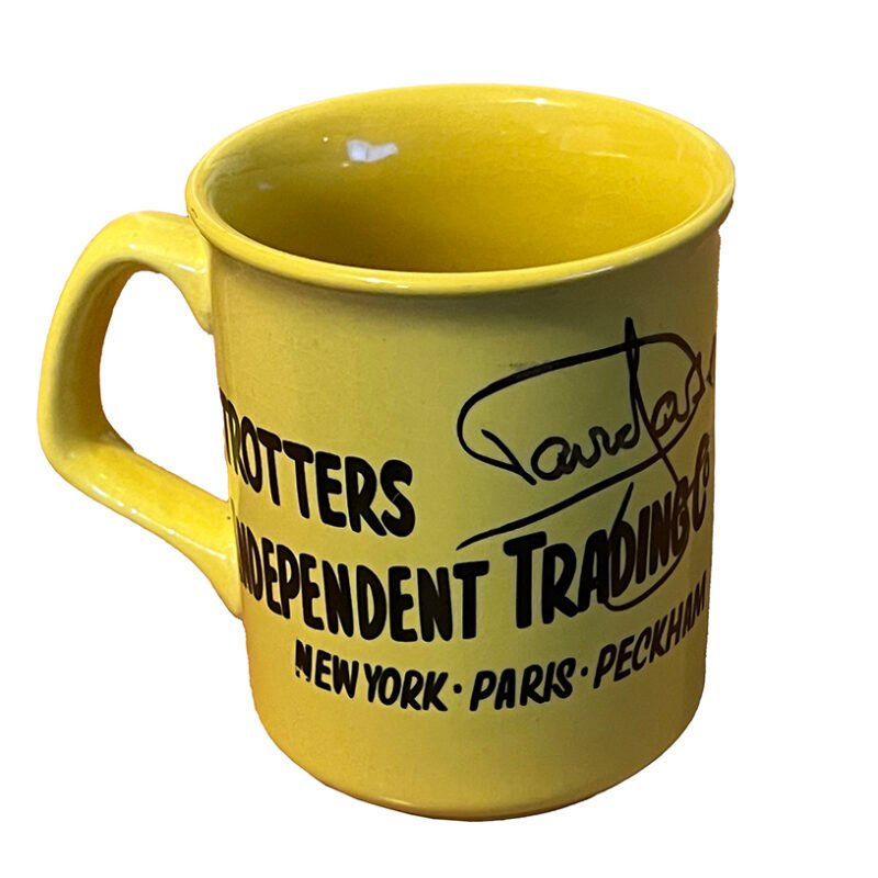 Rare Official Yellow Mug Signed by David Jason